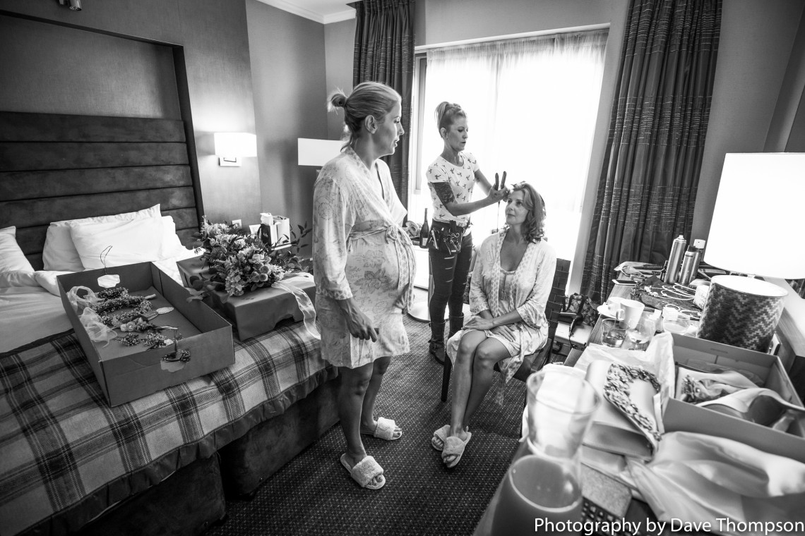 Bridal hair and make up