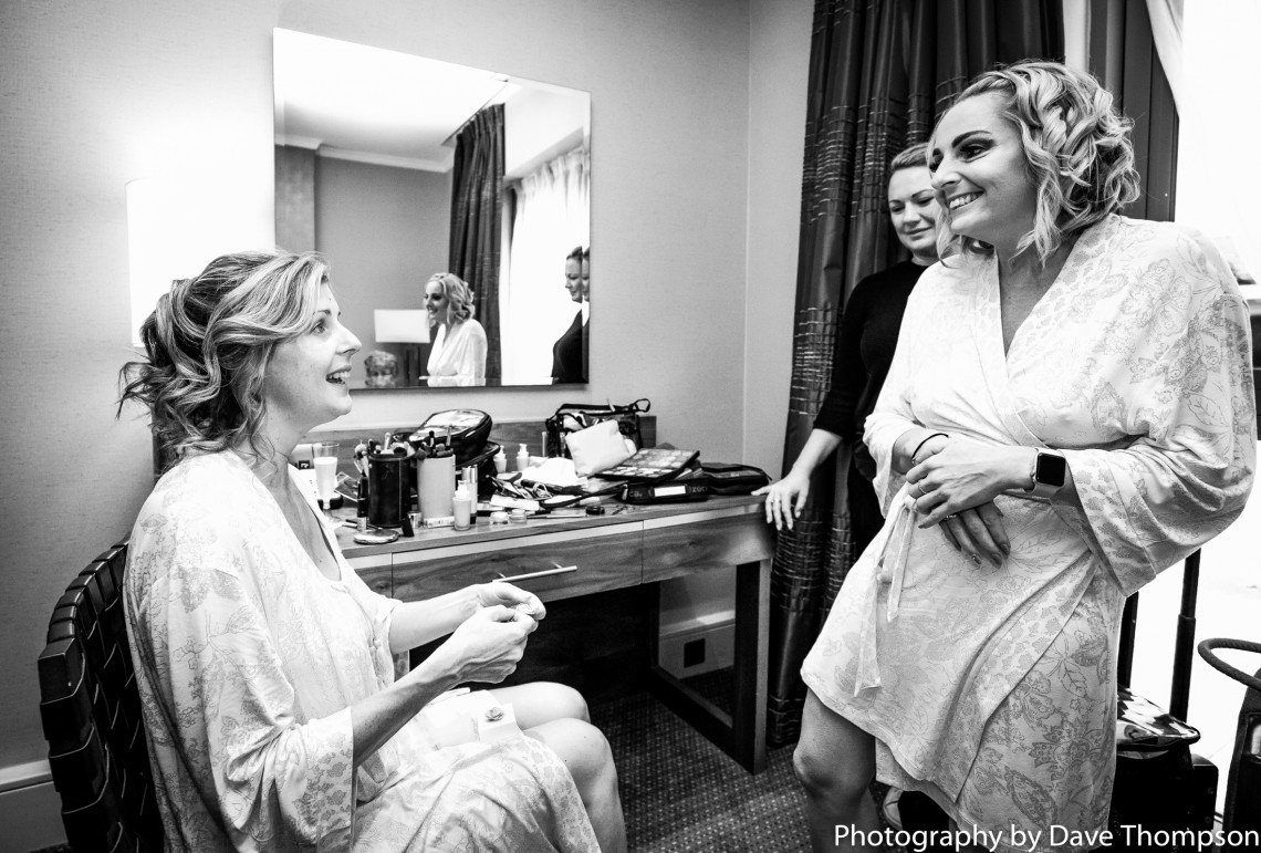 Bridal prep room