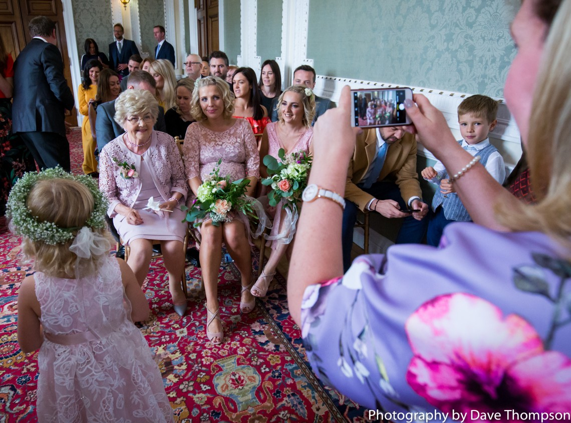 Guests taking photographs