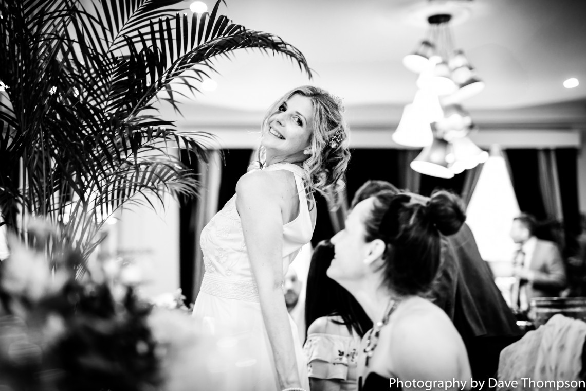 The bride and guests