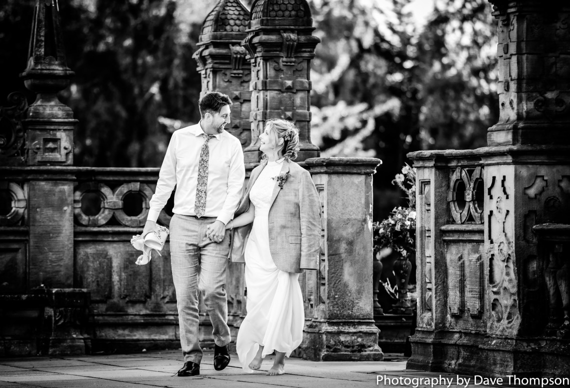 Bride and Groom back at Crewe Hall