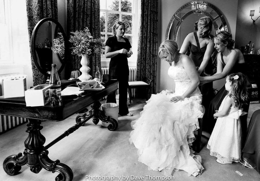 Bridal prep at Iscoyd Park Country House