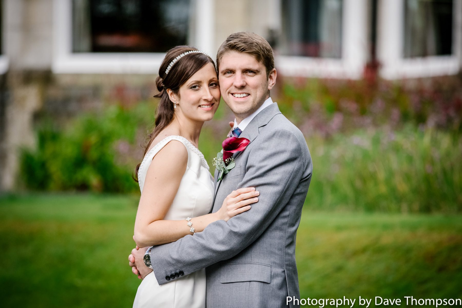 Bride and groom portrait