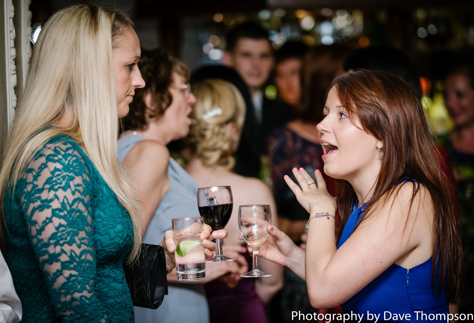 Guests enjoying the evening
