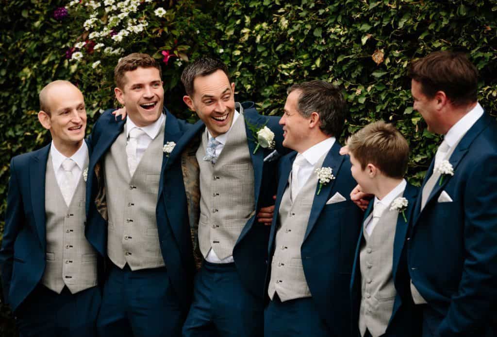 Groomsmen before the wedding