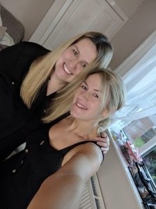 Sisters Nikki Jaye from Nikki Jaye make up and Hayley from Dirty Blondes hair who are wedding suppliers based in Stockport