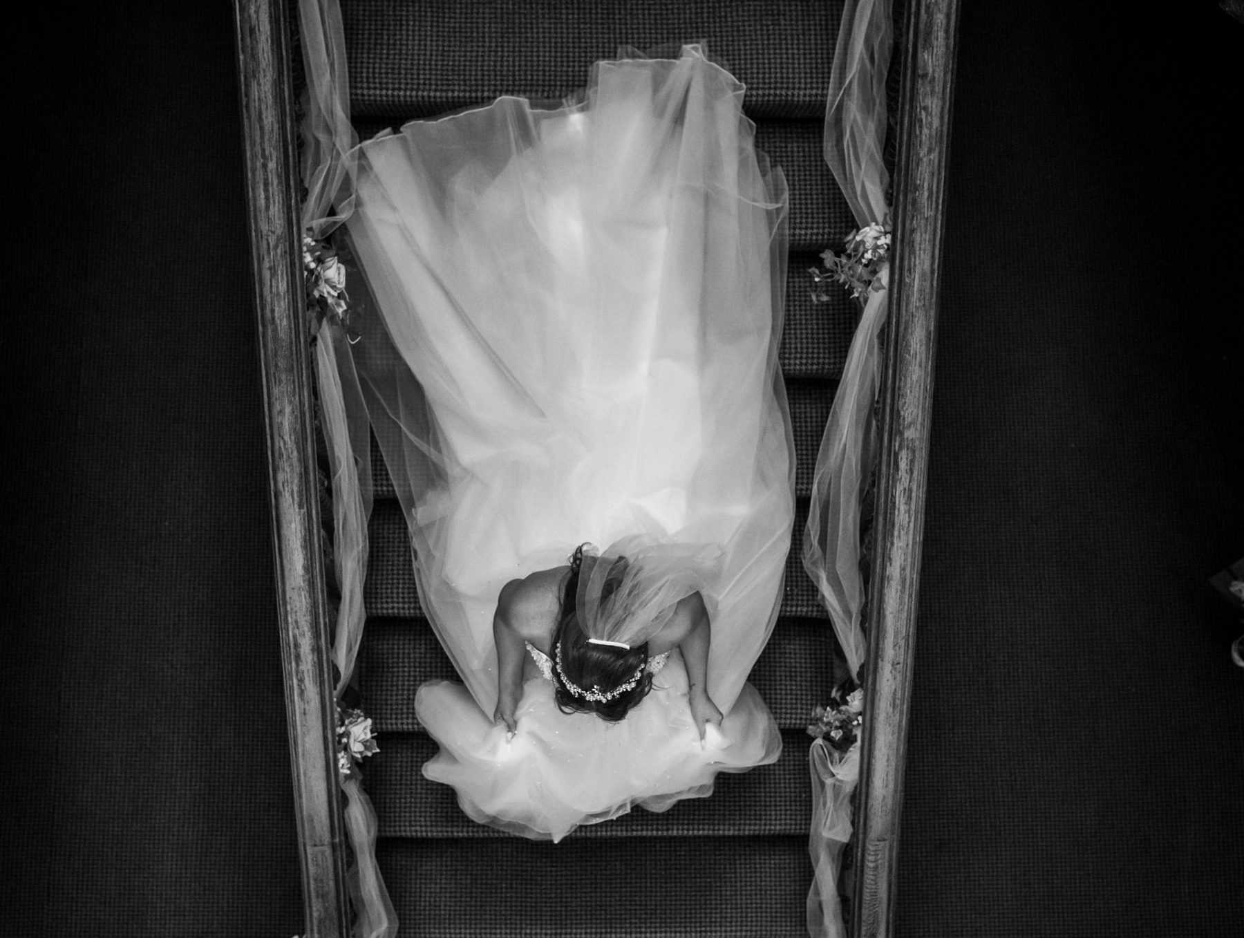 An example of Reportage wedding photography