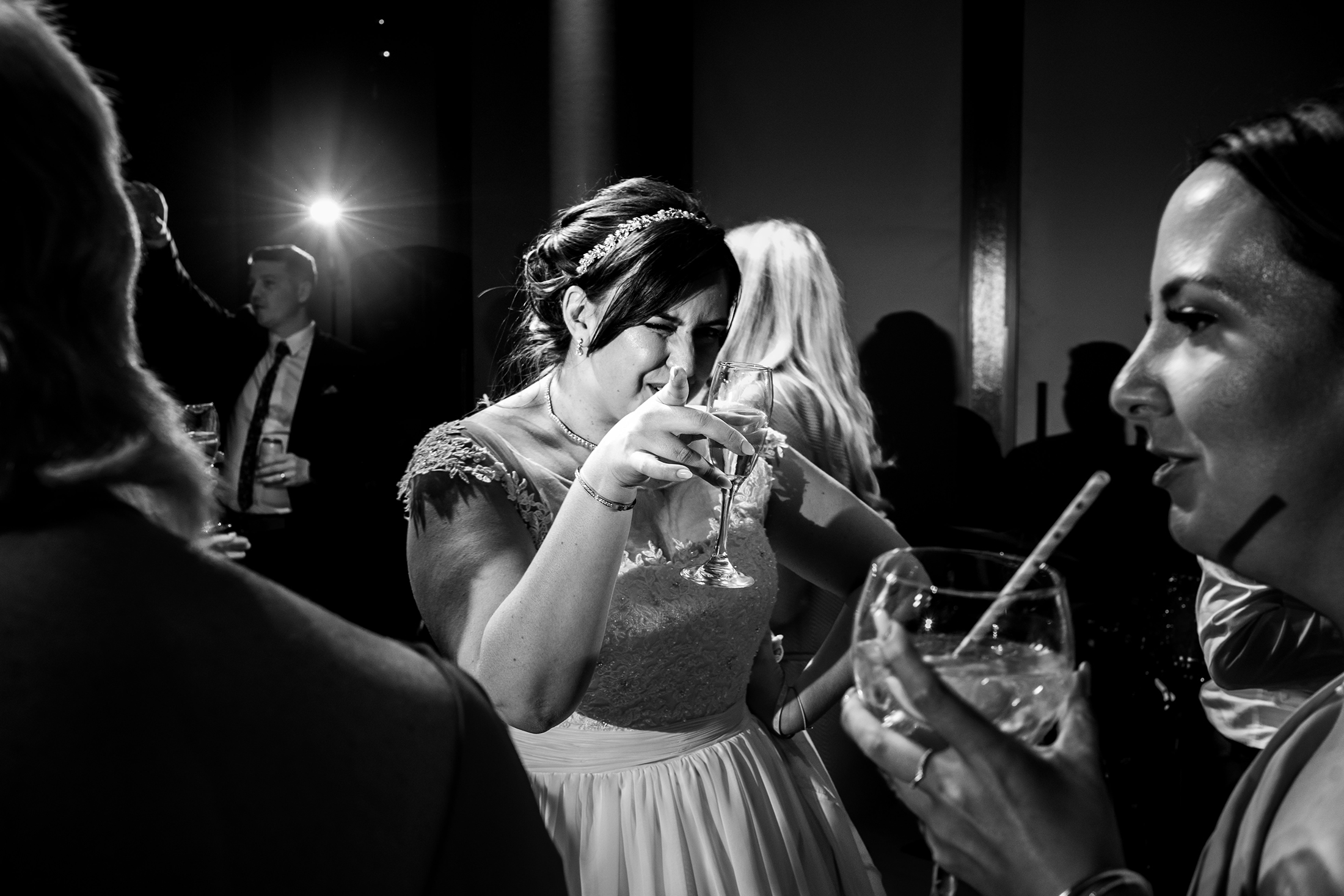 A wedding The Lowry Theatre in Salford.